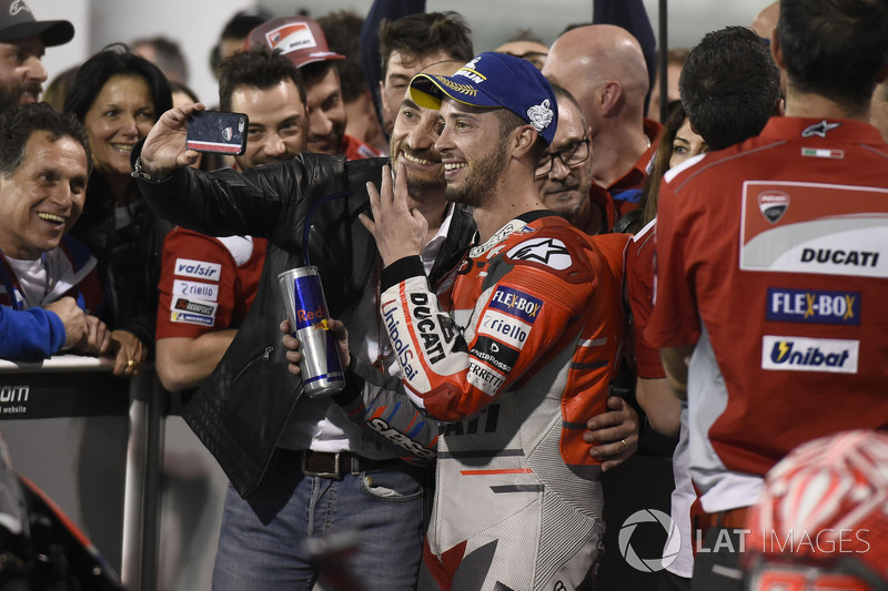 Winner Andrea Dovizioso, Ducati Team, Claudio Domenicali, Ducati CEO