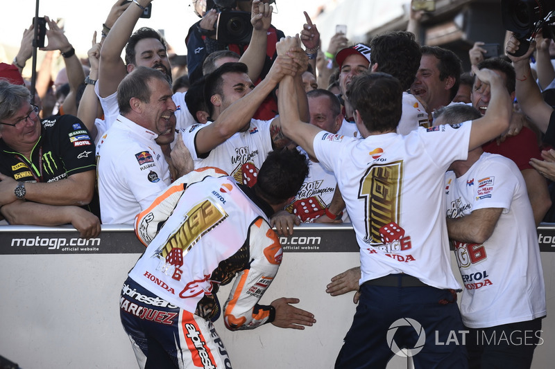 Worldchampion Marc Marquez, Repsol Honda Team celebrate