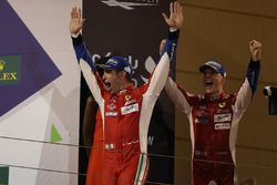 Podio LMGTE Pro: al secondo posto James Calado, Alessandro Pier Guidi, AF Corse