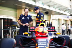 Christian Horner, Team Principal, Red Bull Racing, Max Verstappen, Red Bull