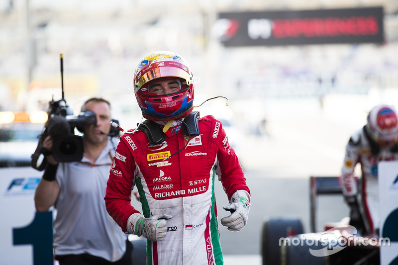 Il vincitore della gara Charles Leclerc, PREMA Powerteam