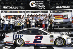 Brad Keselowski, Team Penske Ford Fusion wins the Clash