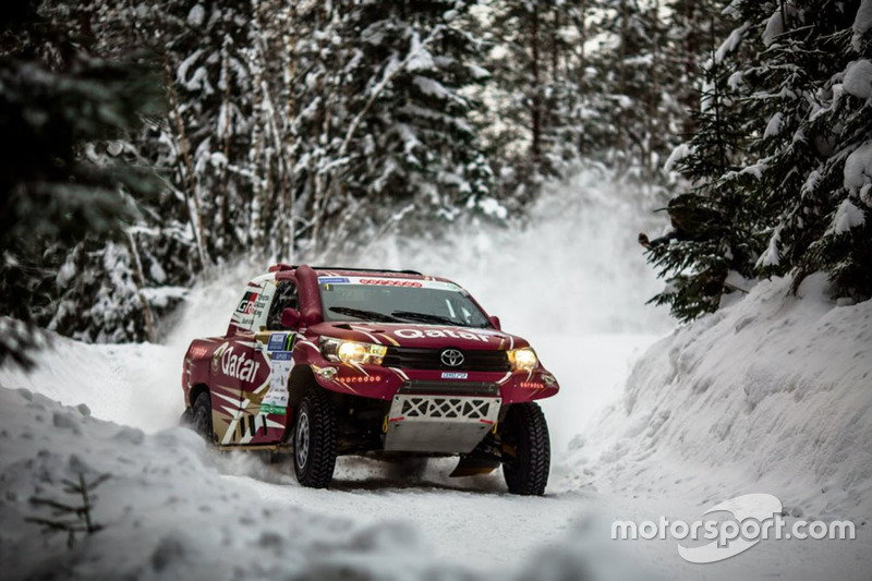 #1 Tamim AL-Majd Team Toyota Hilux Overdrive: Nasser Al-Attiyah, Mathieu Baumel