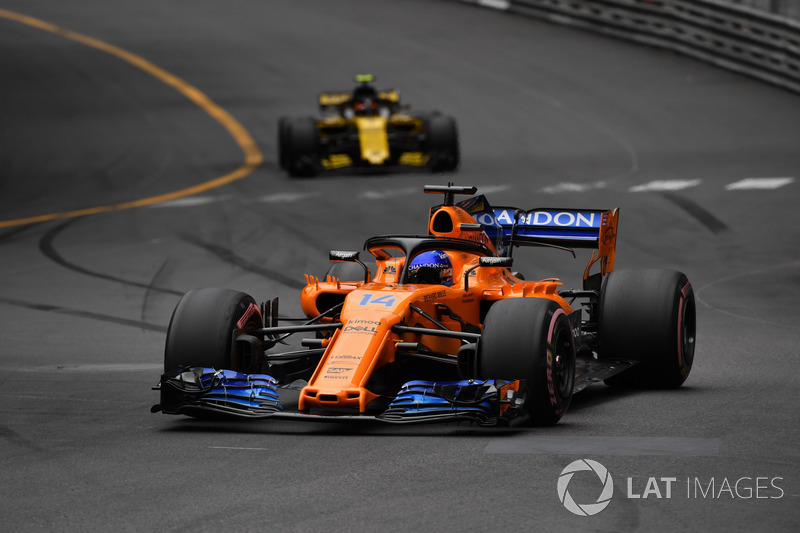 DNF Fernando Alonso, McLaren MCL33