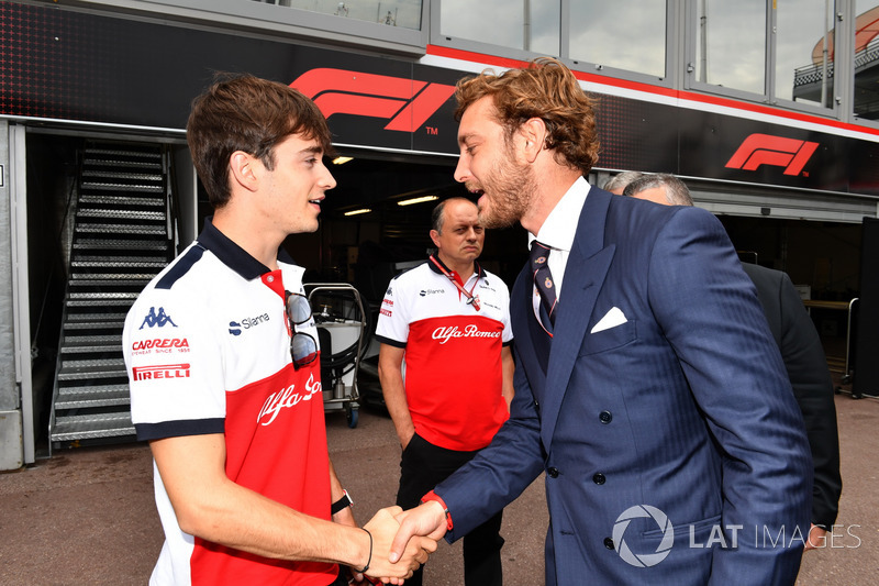 Charles Leclerc, Sauber and Pierre Casiraghi