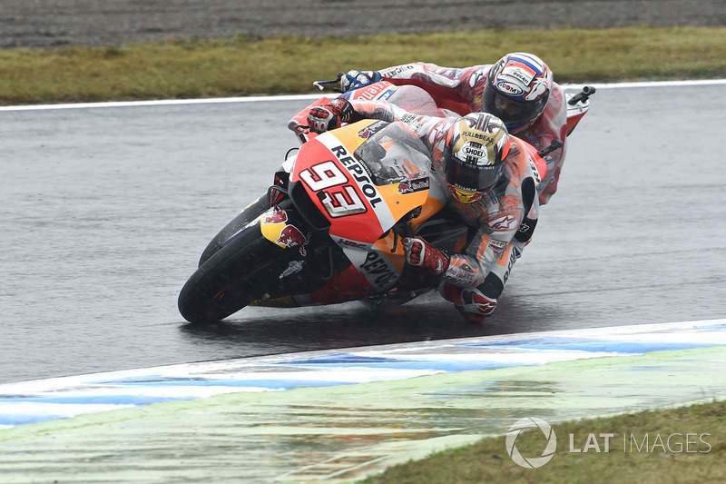 Marc Marquez, Repsol Honda Team, Andrea Dovizioso, Ducati Team