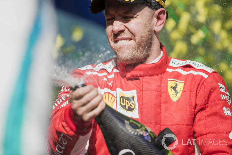 Победитель Себастьян Феттель, Ferrari