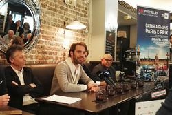 Jean-Eric Vergne, Techeetah, parla durante la conferenza stampa