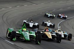 Spencer Pigot, Ed Carpenter Racing Chevrolet, James Hinchcliffe, Schmidt Peterson Motorsports Honda