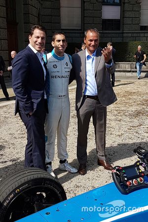 Marco Parroni, Deputy Head of Marketing, Julius Bär, Sebastien Buemi, Gian Rossi, Leiter Region Schweiz, Julius Bär