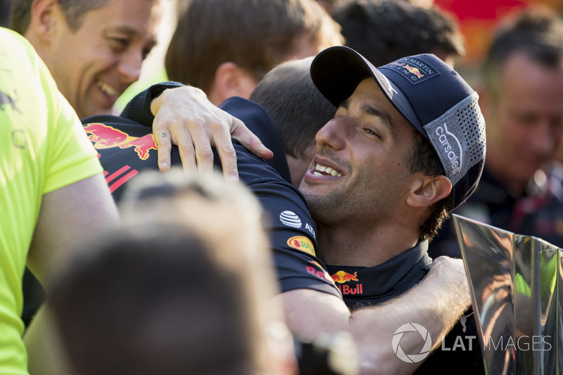 Race winner Daniel Ricciardo, Red Bull Racing