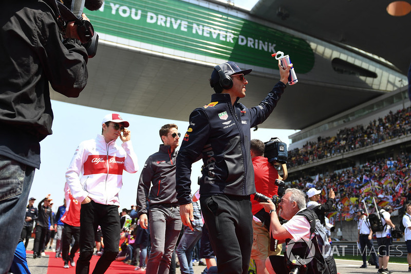 Daniel Ricciardo, Red Bull Racing on the drivers parade