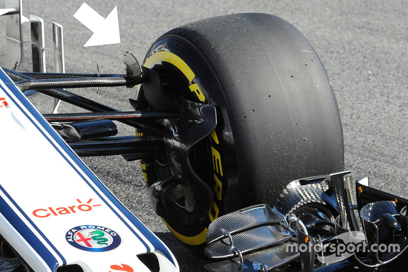 Передняя подвеска Sauber C37