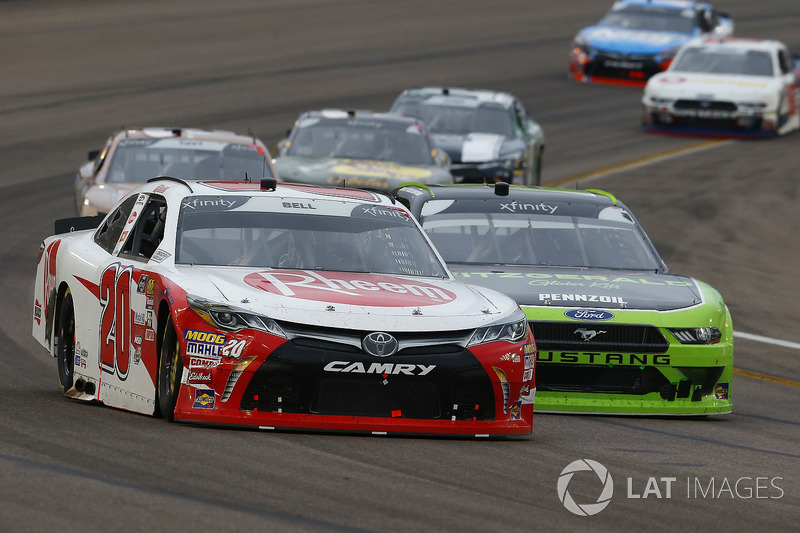 Christopher Bell, Joe Gibbs Racing, Toyota Camry Rheem and Brad Keselowski, Team Penske, Ford Mustang Fitzgerald Glider Kits