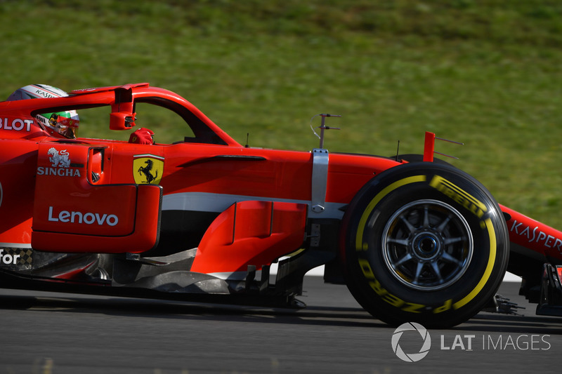 Antonio Giovinazzi, Ferrari SF71H with aero sensor