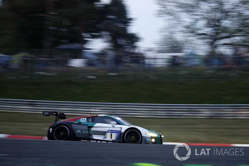 #1 Audi Sport Team Land Audi R8 LMS GT3: Christopher Mies, Kelvin van der Linde, Sheldon van der Linde, Rene Rast