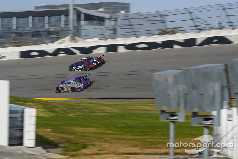 #66 Chip Ganassi Racing Ford GT, GTLM: Dirk Müller, Joey Hand, Sébastien Bourdais, #71 P1 Motorsports Mercedes AMG GT3, GTD: Kenton Koch, Robert Foley III, Juan Perez, Loris Spinelli