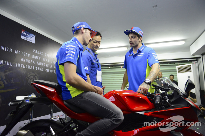 Alex Rins, Team Suzuki MotoGP, Andrea Iannone, Team Suzuki MotoGP