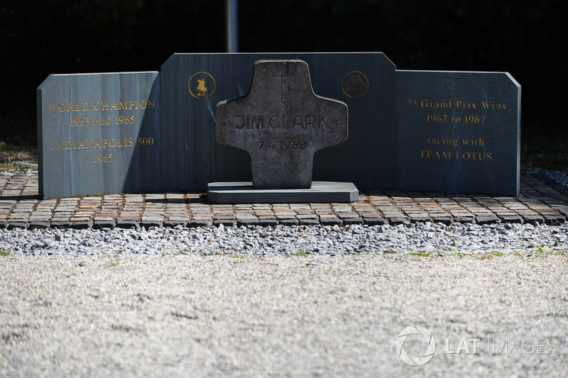 Lapide in ricordo di Jim Clark
