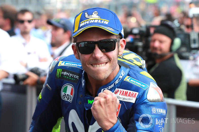 Valentino Rossi, Yamaha Factory Racing, en el podio