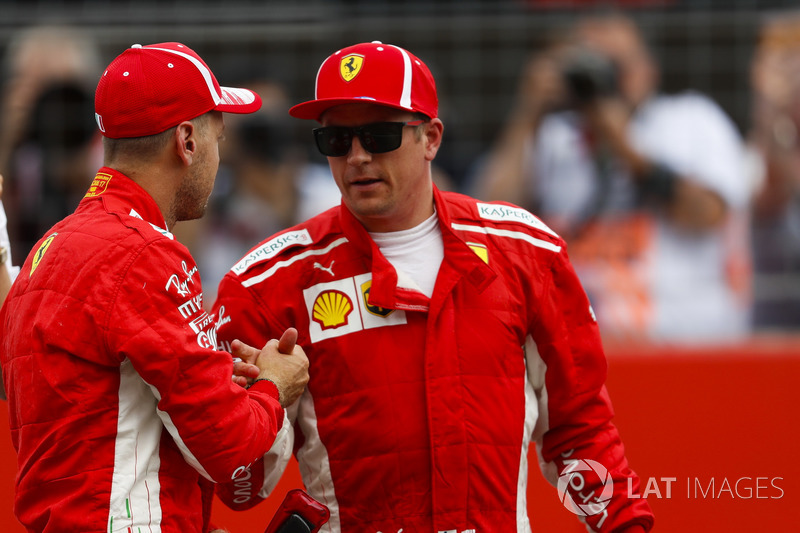 Kimi Raikkonen, Ferrari, Sebastian Vettel, Ferrari