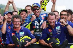 Second place Valentino Rossi, Yamaha Factory Racing