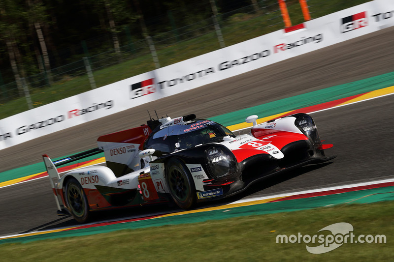 #8 Toyota Gazoo Racing Toyota TS050: Sébastien Buemi, Kazuki Nakajima, Fernando Alonso