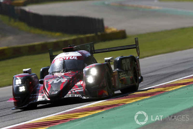 #3 Rebellion Racing Rebellion R-13: Mathias Beche, Gustavo Menezes, Thomas Laurent