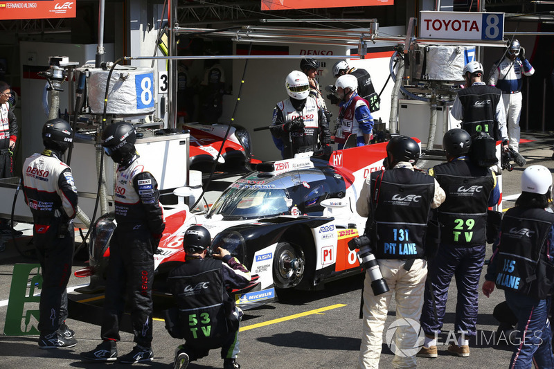 #8 Toyota Gazoo Racing Toyota TS050: Sébastien Buemi, Kazuki Nakajima, Fernando Alonso