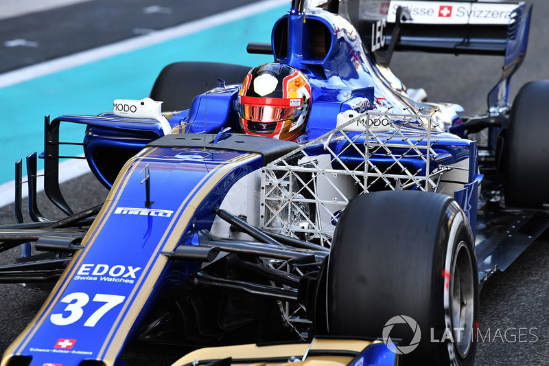 Charles Leclerc, Sauber C36 aero sensörü ile