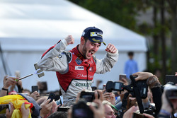 Il vincitore della gara Daniel Abt, Audi Sport ABT Schaeffler festeggia la vittoria