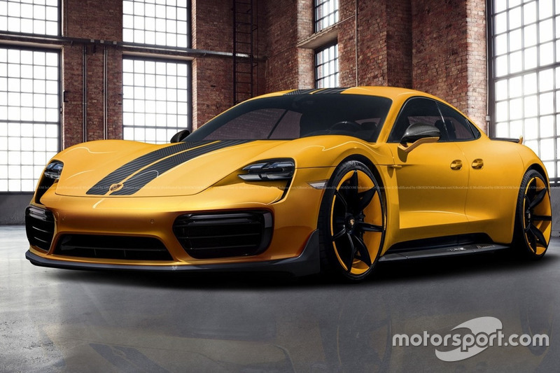 Ексклюзивний рендер Porsche Taycan