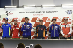 Alex Rins, Team Suzuki MotoGP, Andrea Dovizioso, Ducati Team, Valentino Rossi, Yamaha Factory Racing, Marc Marquez, Repsol Honda Team, Maverick Viñales, Yamaha Factory Racing, Jack Miller, Pramac Racing
