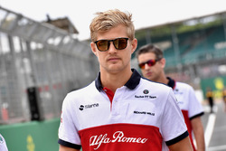 Marcus Ericsson, Sauber loopt een rondje over het circuit
