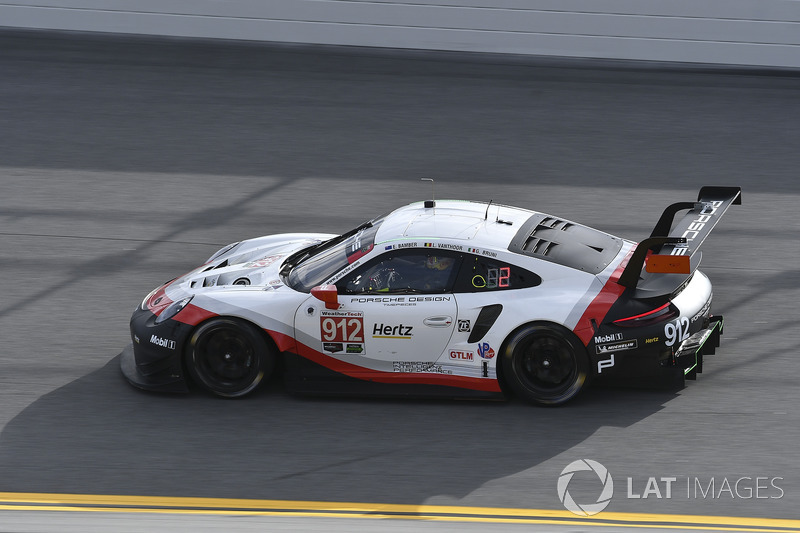 #912 Porsche Team North America Porsche 911 RSR, GTLM: Gianmaria Bruni, Laurens Vanthoor, Earl Bamber