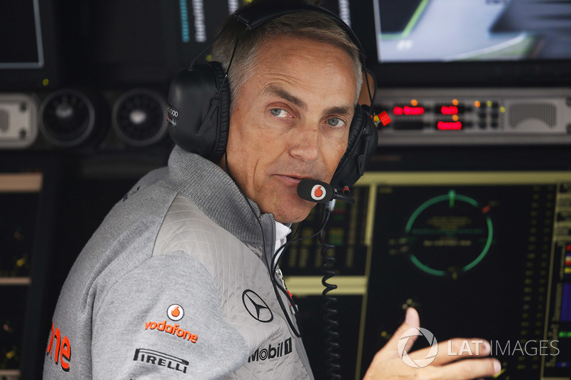 Martin Whitmarsh saat menjadi Team Principal McLaren di GP Belgia 2013.