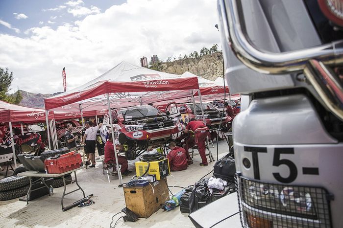 Toyota Gazoo Racing en el vivac