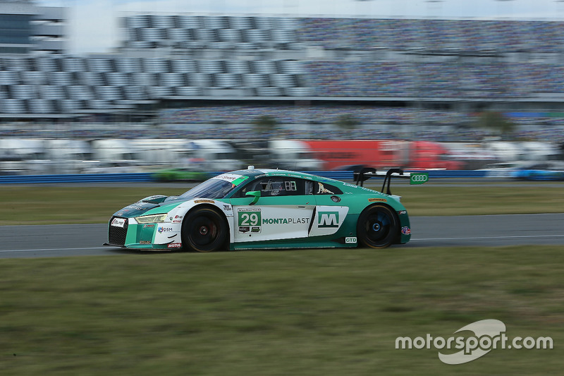 #29 Montaplast by Land-Motorsport Audi R8 LMS GT3: Christopher Mies, Sheldon van der Linde, Jeffrey Schmidt, Kelvin van der Linde