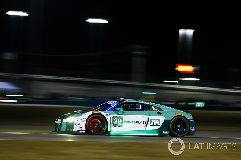 #29 Montaplast by Land-Motorsport Audi R8 LMS GT3, GTD: Christopher Mies, Sheldon van der Linde, Jeffrey Schmidt, Kelvin van der Linde