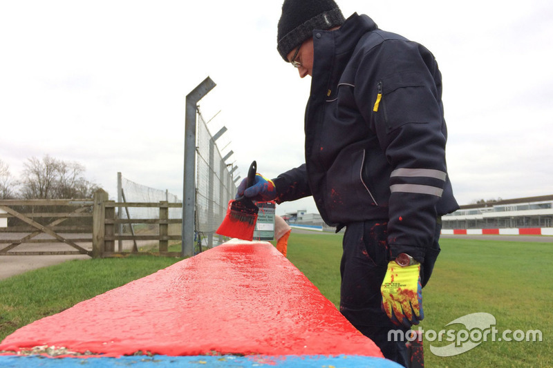 Bauarbeiten in Donington