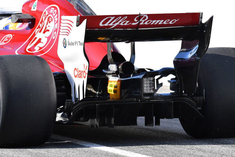 Задняя часть Sauber C37