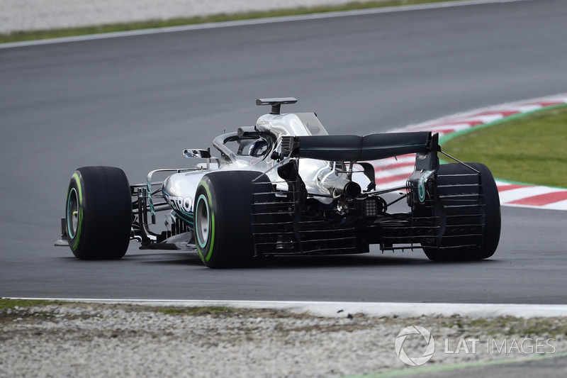 Valtteri Bottas, Mercedes-AMG F1 W09, sensori aerodinamici