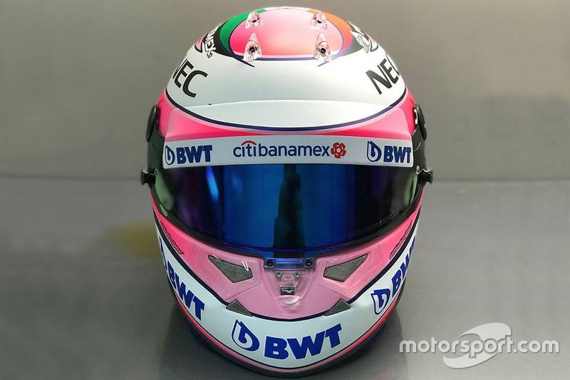 Casco de Sergio Pérez, Sahara Force India F1