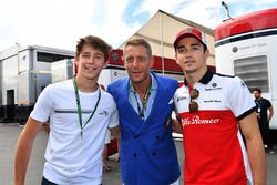 Charles Leclerc, Sauber, Lapo Elkann, Fiat