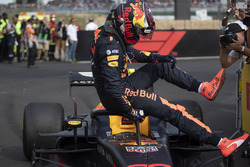 Max Verstappen, Red Bull Racing RB14 dans le Parc Fermé