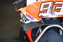Des ailerons sur la moto de Marc Marquez, Repsol Honda Team