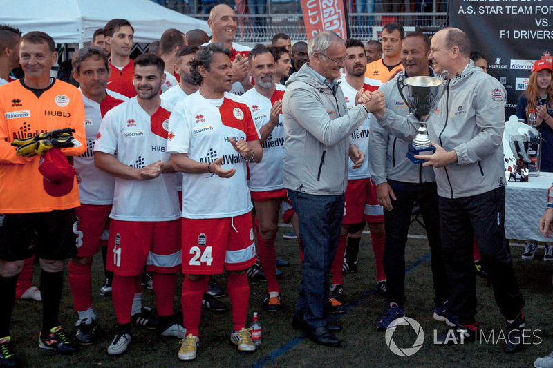 Claudio Ranieri, and HSH Prince Albert of Monaco