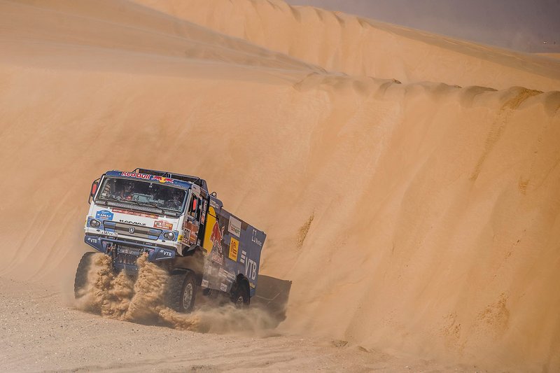 #501 Team KAMAZ Master: Dmitry Sotnikov, Ruslan Akhmadeev, Ilgiz Akhmetzianov