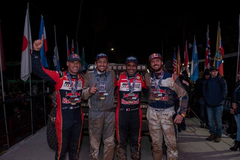 Matthieu Baumel, Dustin Hellstrom, Nasser Al-Attiyah