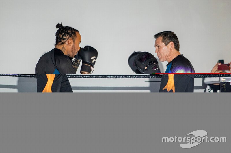 Lewis Hamilton, Mercedes and Julio Cesar Chávez, Former World Boxing Champion